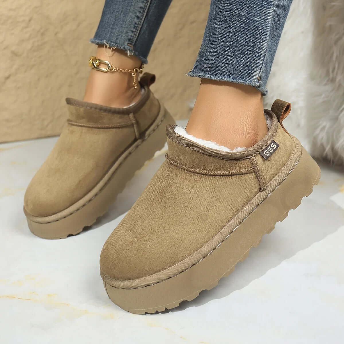 ❄️ Bottines Fourrées Ultra Confort – Chaleur & Style au Quotidien