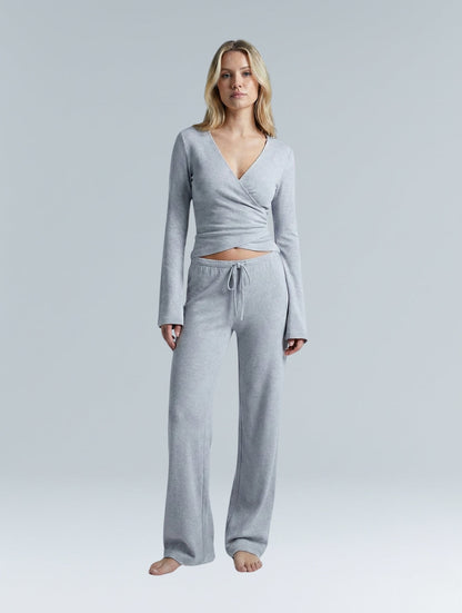 Éloïse - Ensemble loungewear cache-cœur