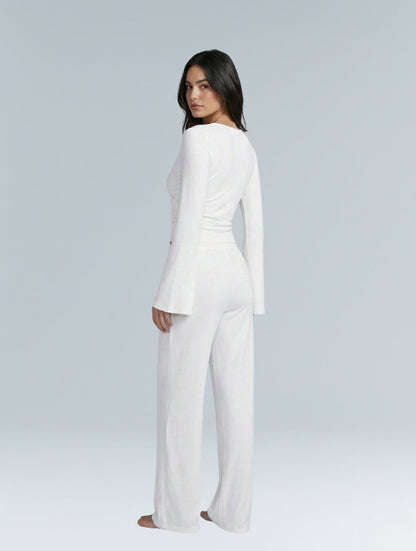 Éloïse - Ensemble loungewear cache-cœur