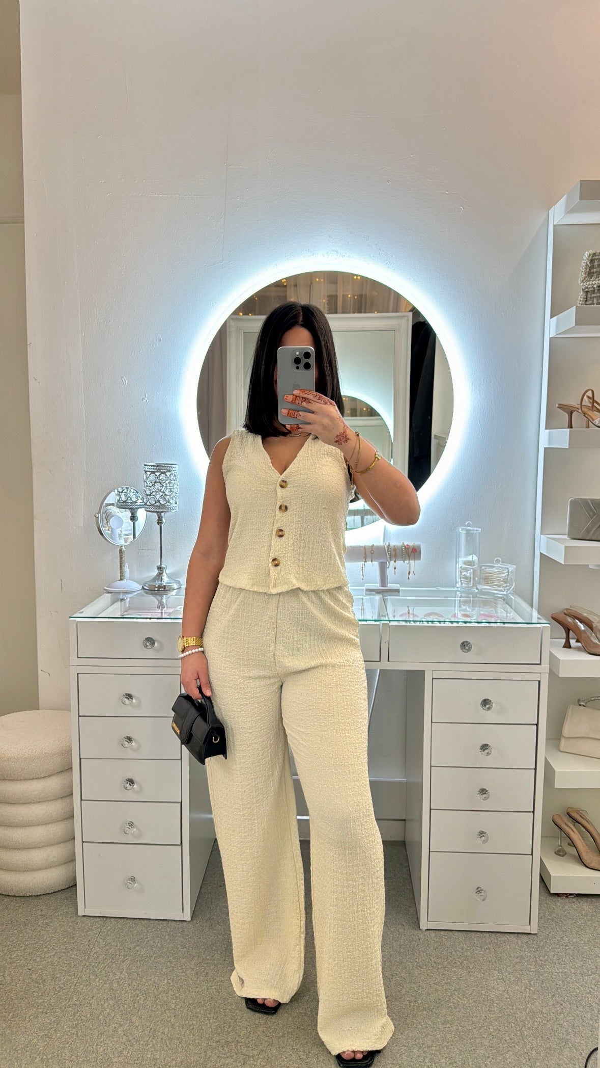 Ensemble Lina beige
