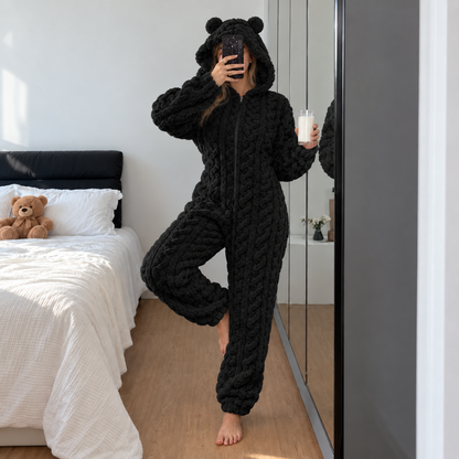 Emmi - Combinaison pyjama teddy à oreilles d'ours