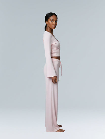 Éloïse - Ensemble loungewear cache-cœur