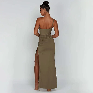 Robe Élégance Fendue