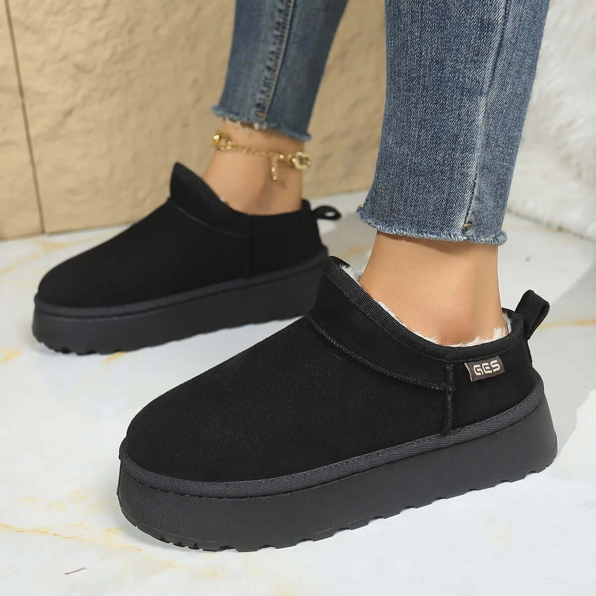 ❄️ Bottines Fourrées Ultra Confort – Chaleur & Style au Quotidien