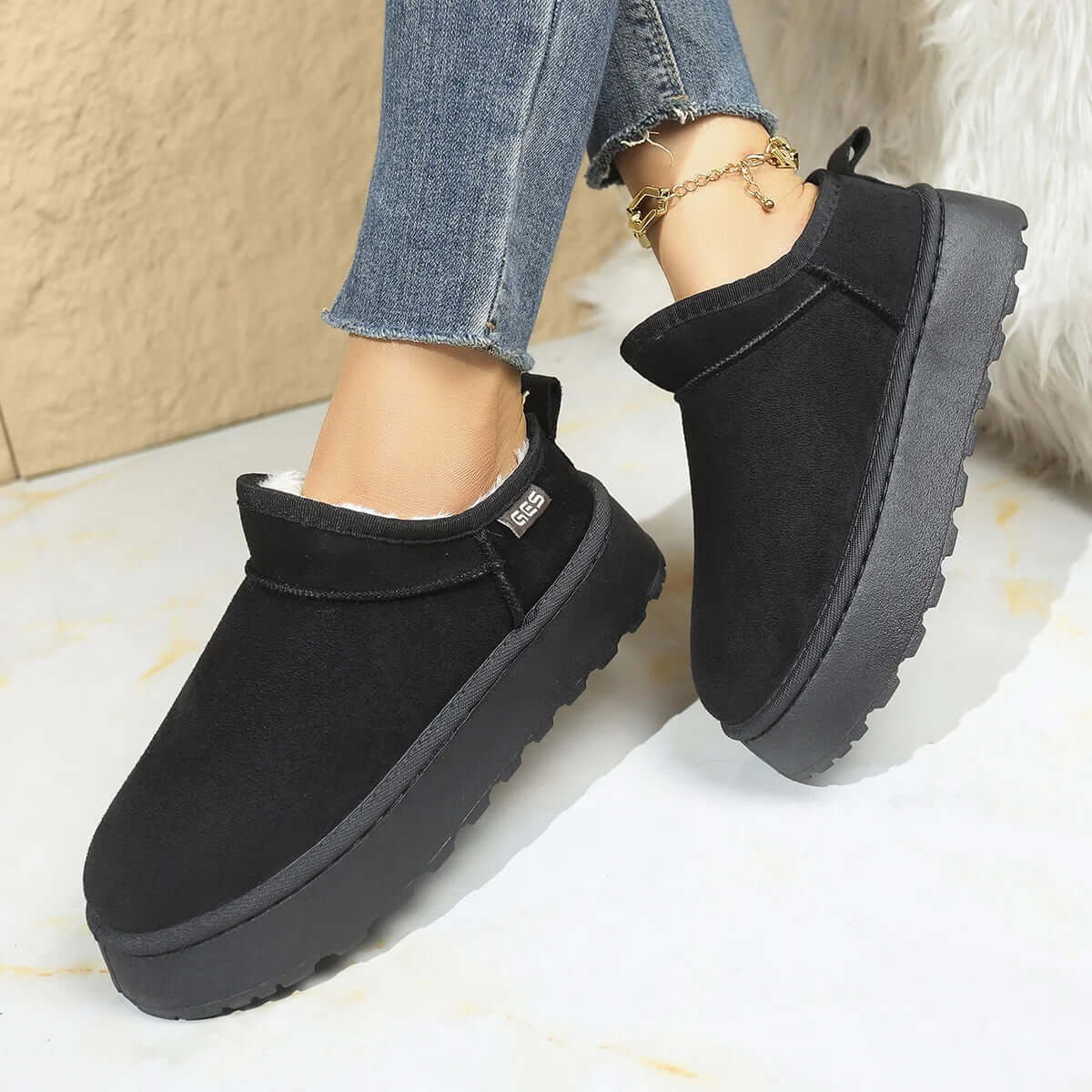 ❄️ Bottines Fourrées Ultra Confort – Chaleur & Style au Quotidien
