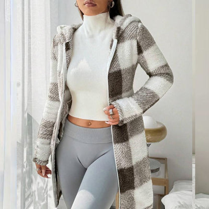 Veste à capuche "cocoon chic"