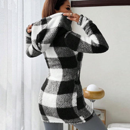 Veste à capuche "cocoon chic"