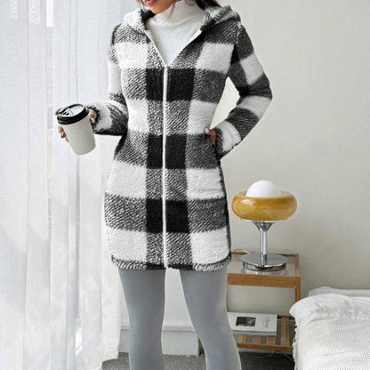 Veste à capuche "cocoon chic"