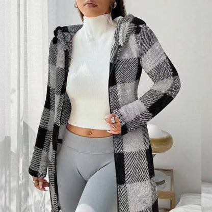 Veste à capuche "cocoon chic"