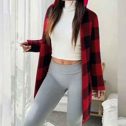 Veste à capuche "cocoon chic"