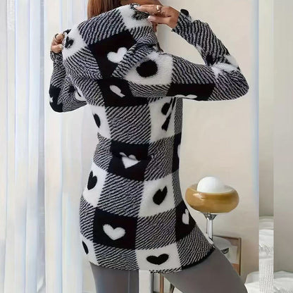 Veste à capuche "cocoon chic"